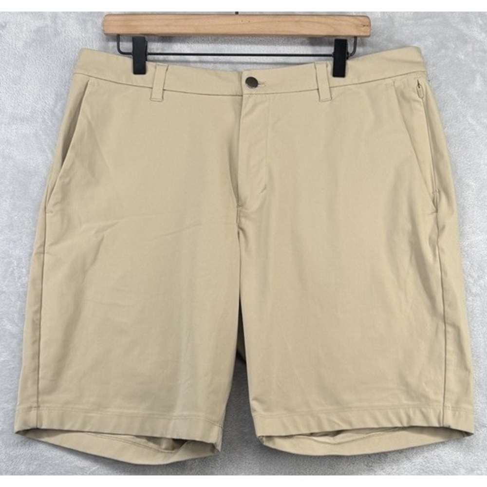 Lululemon Shorts Commission Classic Fit 9" Warpstreme Shorts Trench Men's 36
